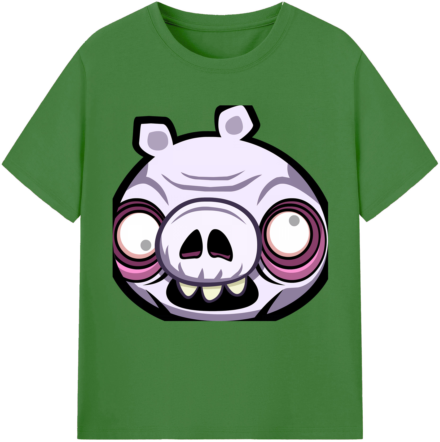 （画像用） Angry Birds アングリーバード レディースカジュアルプリントTシャツ（綿100％）